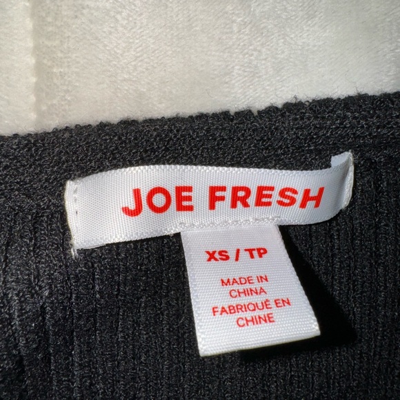 JOE FRESH Black midi dress. Size XS - Picture 2 of 2